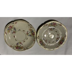 Rosenthal Continental Marianne Flat Set Of Two Saucers
